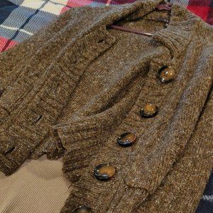 Brown knit sweater